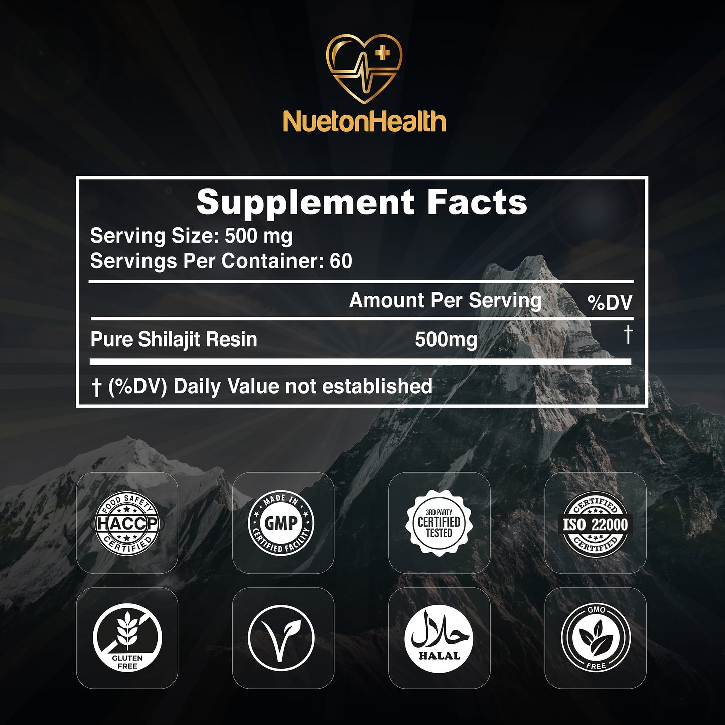 Pure Himalayan Shilajit Resin - Gold Grade 30g - Rich in Fulvic & Humic Acid, 100% Vegan