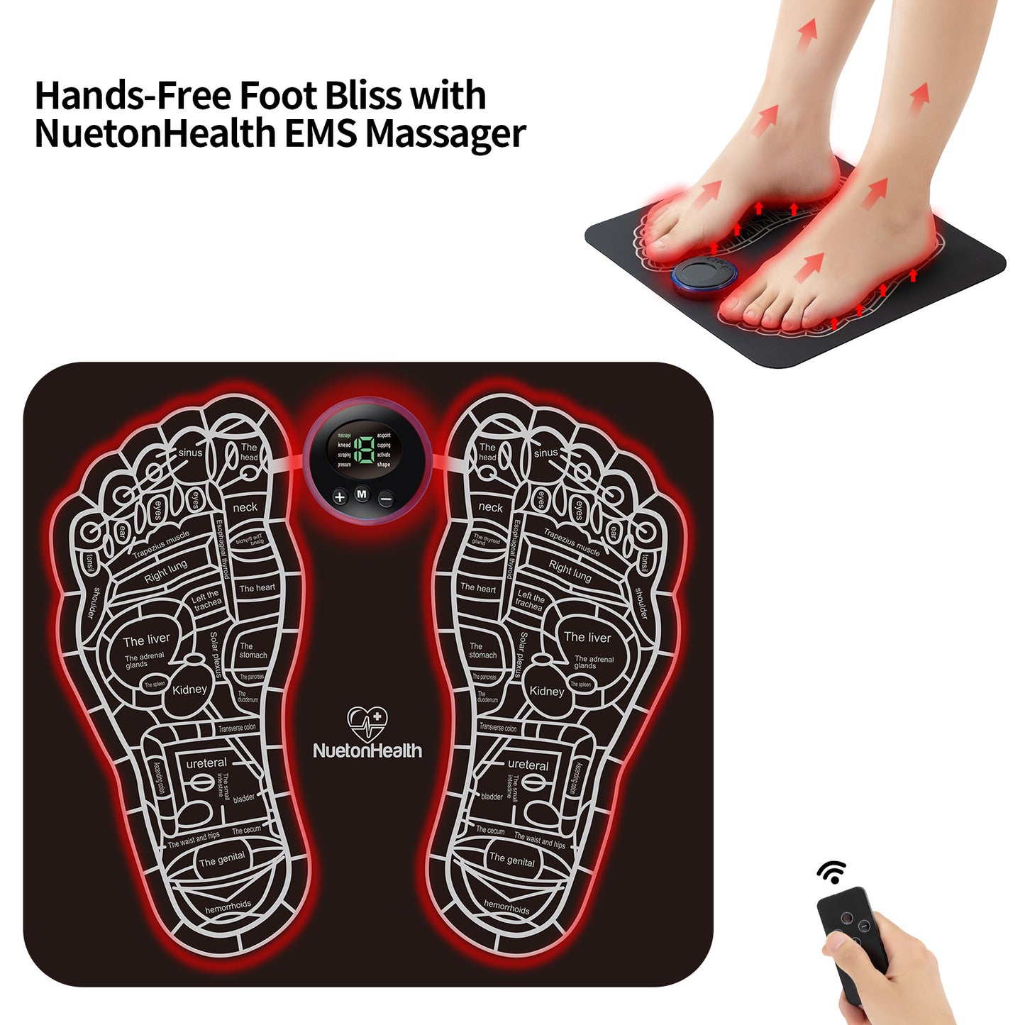 EMS Foot Massager and Circulation Booster by NuetonHealth UK