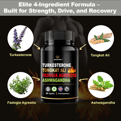 4-in-1 Male Vitality Complex with its botanical ingredients