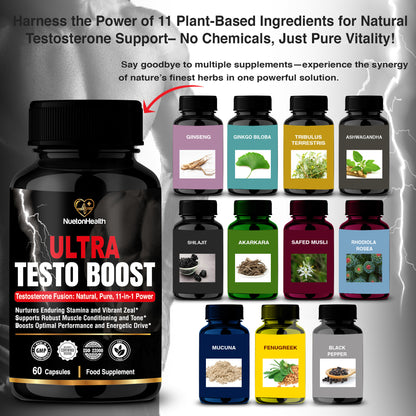 Ultra Testo Boost with its botanical ingredients